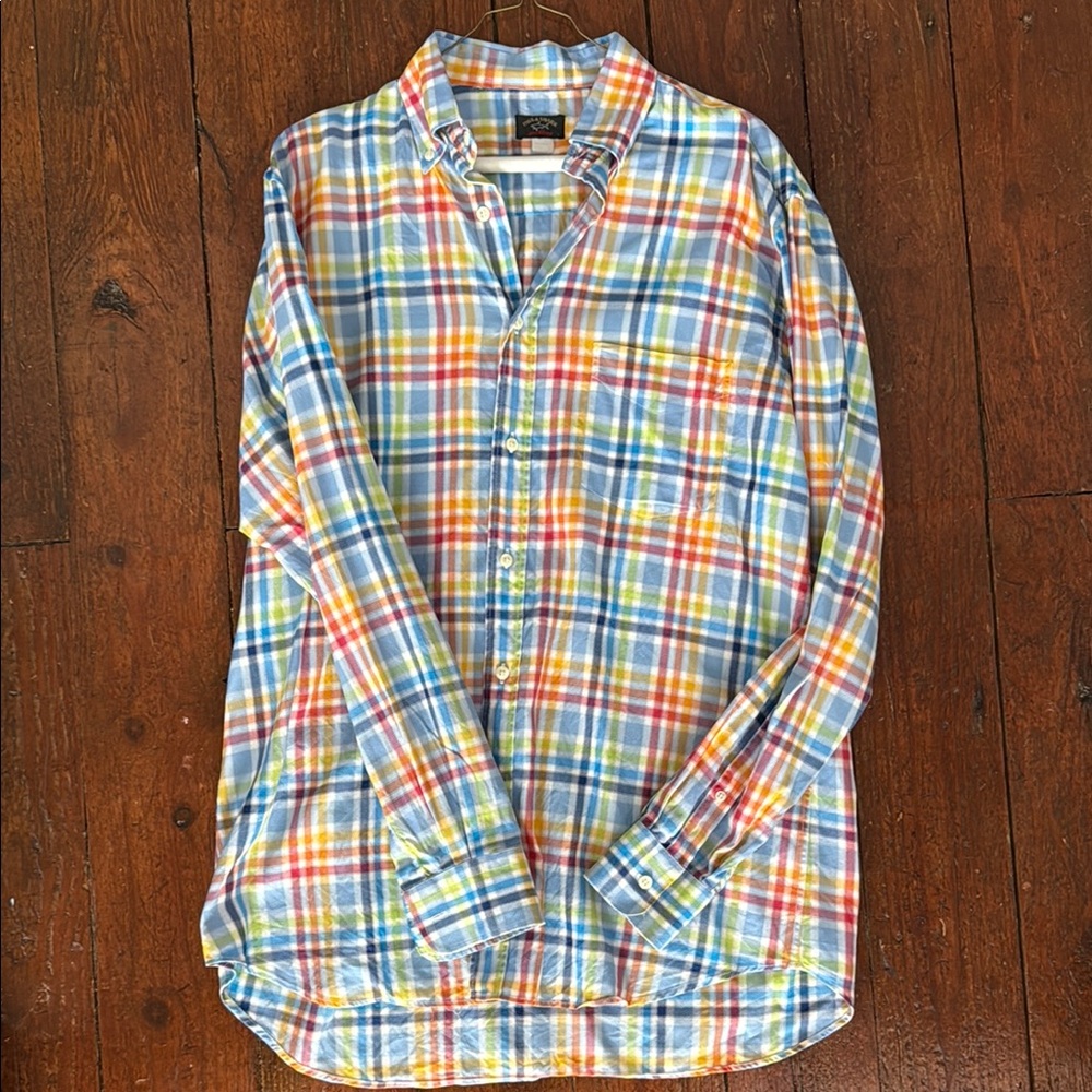 Paul & Shark - Size L / Colorful Men’s Plaid Shirt